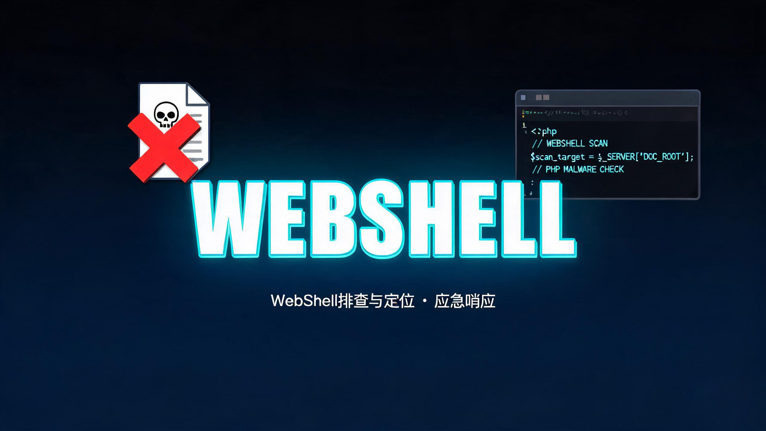 应急响应 · WebShell排查与定位